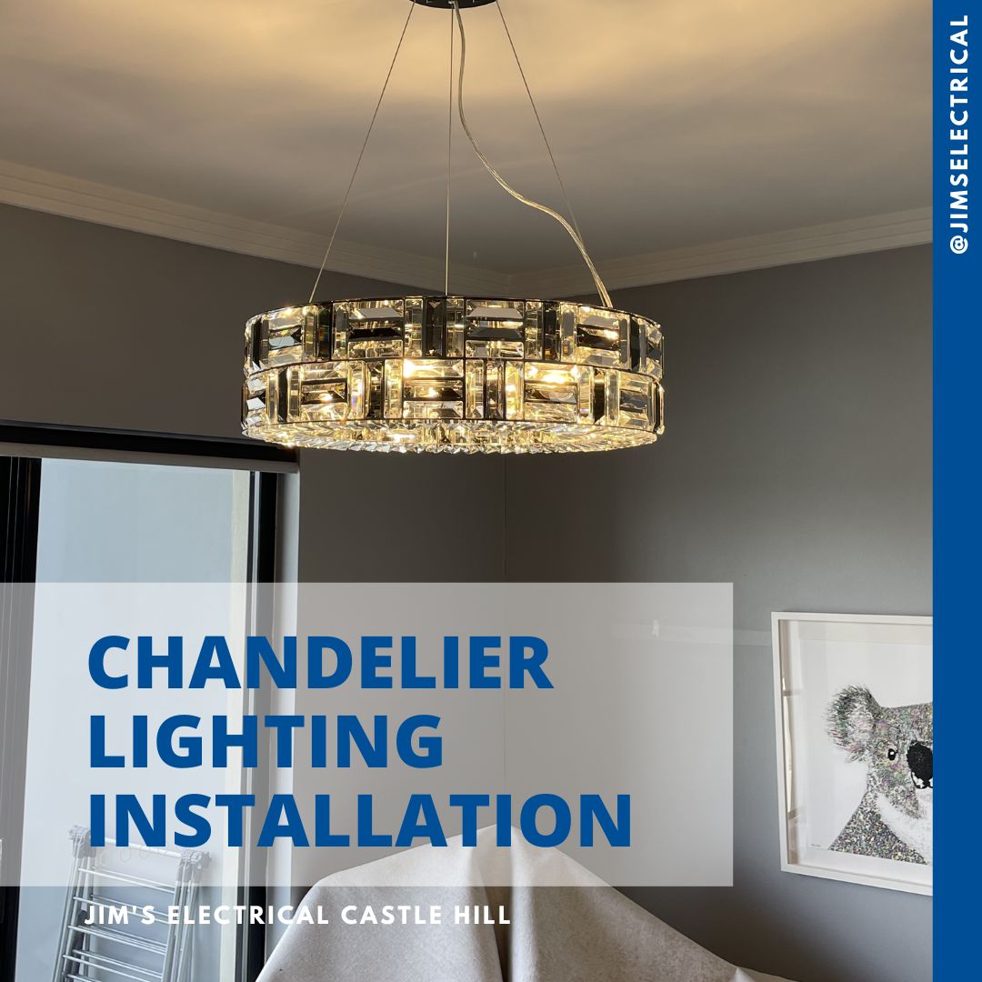 Chandelier Lighting Installation
